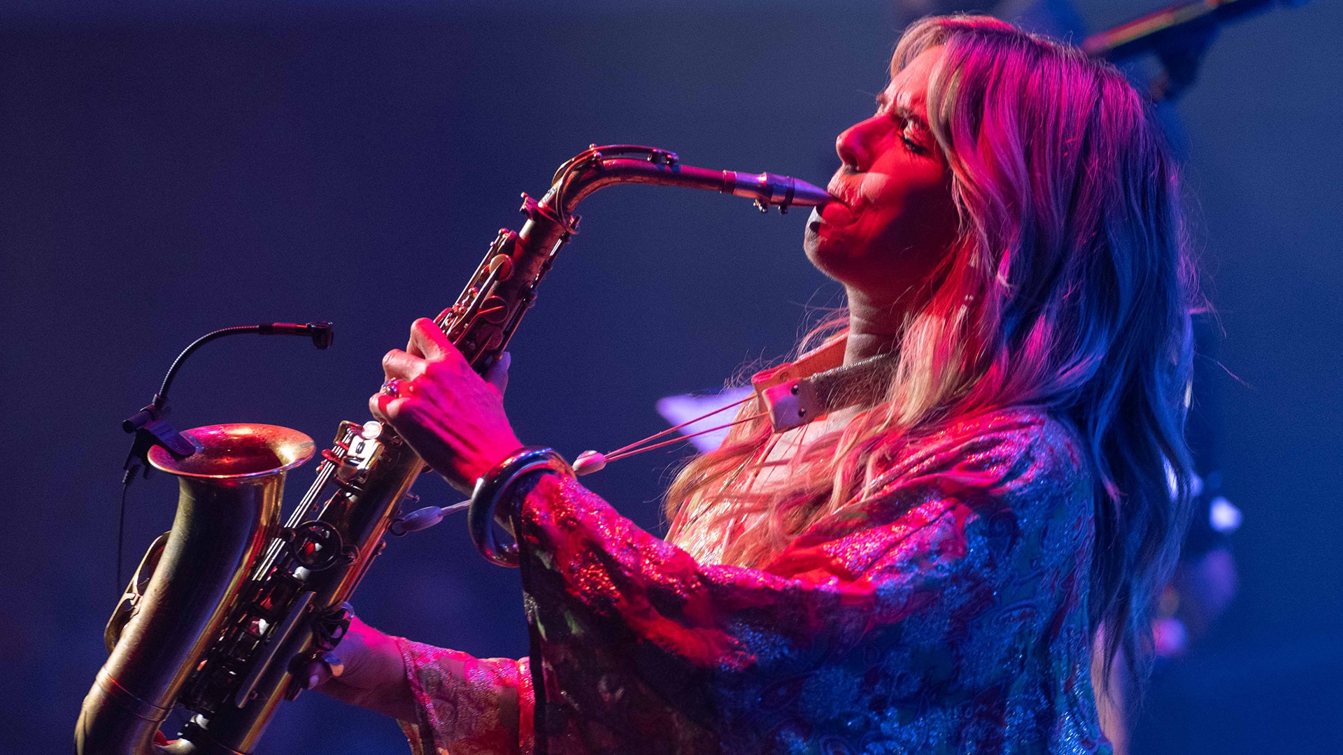 Candy Dulfer on the SJC 27